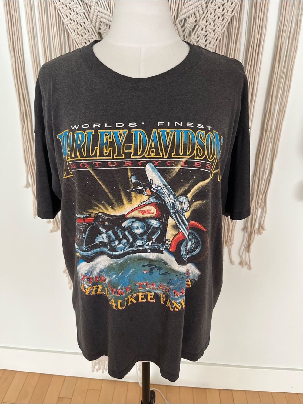 Harley-Davidson Vintage Graphic Motorcycle T-Shirt